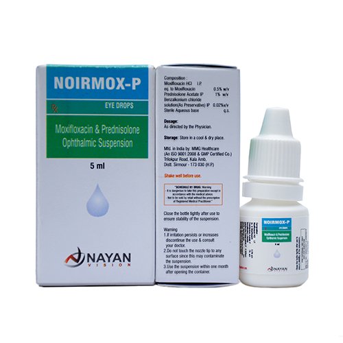 MOXIFLOXACIN 0.5% W/V & PREDNISOLONE 1% W/V Eye Drops