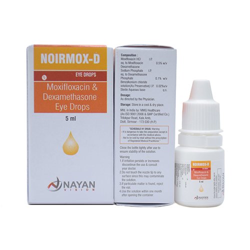 MOXIFLOXACIN 0.5% W/V & DEXAMETHASONE 0.1% W/V Eye Drops