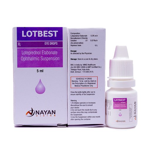 LOTEPREDNOL ETABONATE OPHTHALMIC SUSPENSION 0.5% W/V Eye Drops