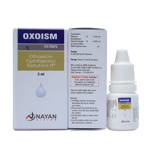 OFLOXACIN 0.3% W/V EYE DROPS
