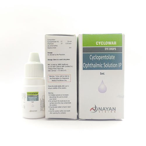 Cyclopentolate Ophthalmic Solution IP/ CYCLOWAR