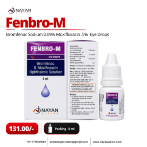 Fenbro-M Eye Drops | Bromfenac Sodium & Moxifloxacin
