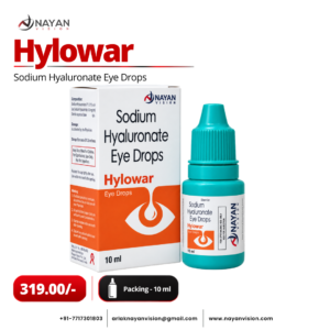 Hylowar Eye Drops 10ml | Sodium Hyaluronate 0.1%