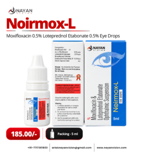NOIRMOX-L Eye Drops | Moxifloxacin & Loteprednol Eye Drops