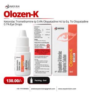 Olozen-K Eye Drops | Ketorolac & Olopatadine