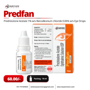 Predfan Eye Drops | Prednisolone Acetate 1%